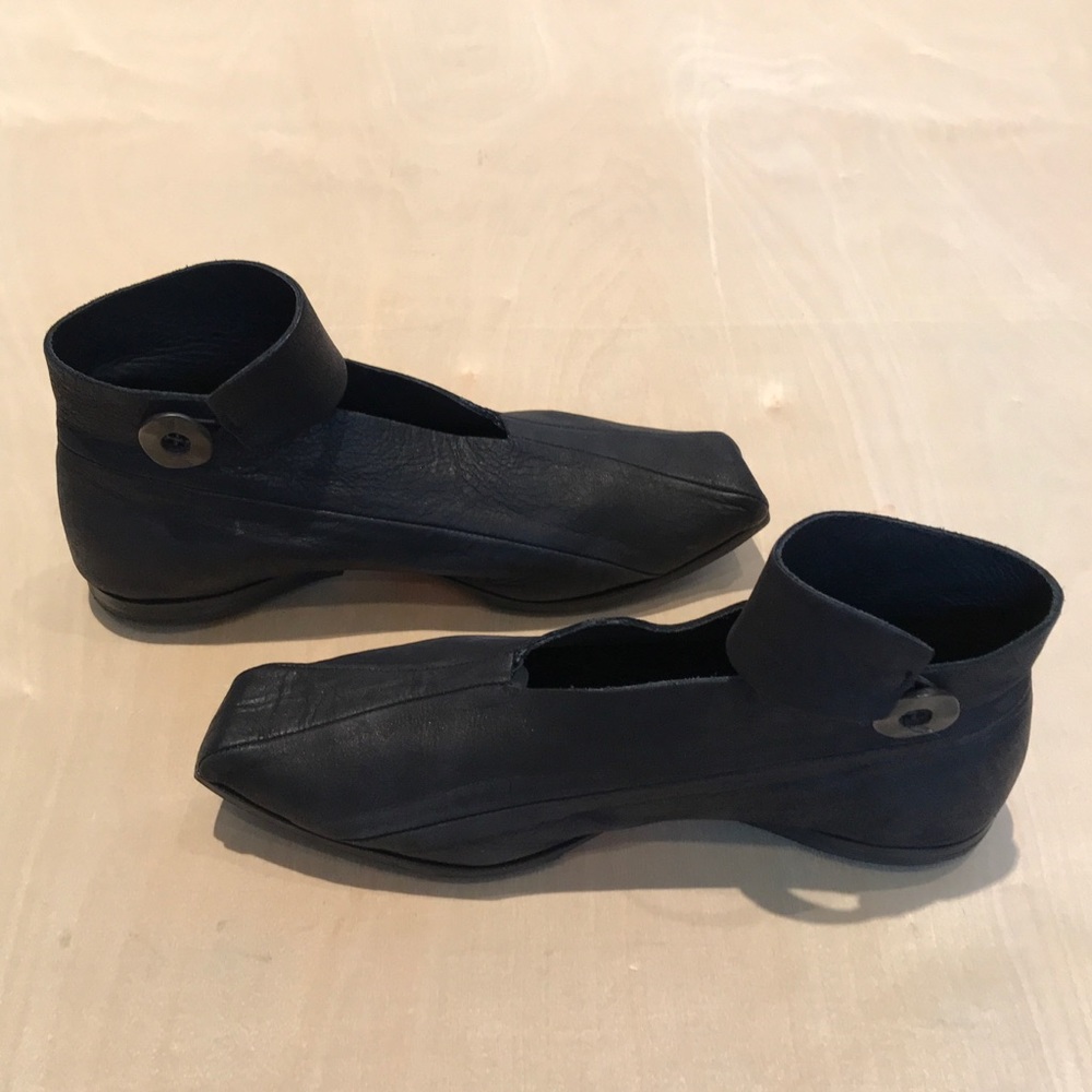 CYDWOQ Vintage Leather Shoes 38.5 With Duster Bag